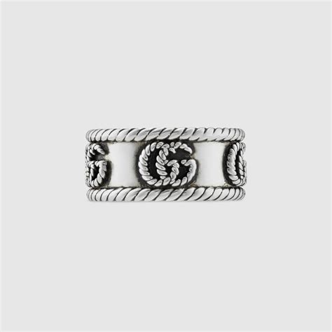 Bague Double G en argenté – Gucci .